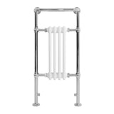 Klassieke Radiator met Verwarmde Handdoekrek - 950 mm x 480 mm - Wit