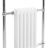 Klassieke Radiator met Verwarmde Handdoekrek - 950 mm x 570 mm - Wit