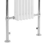 Klassieke Radiator met Verwarmde Handdoekrek - 950 mm x 570 mm - Wit