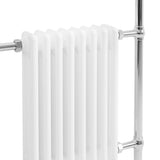 Klassieke Radiator met Verwarmde Handdoekrek - 950 mm x 660 mm - Wit