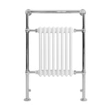 Klassieke Radiator met Verwarmde Handdoekrek - 950 mm x 660 mm - Wit