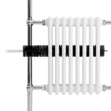 Klassieke Radiator met Verwarmde Handdoekrek - 950 mm x 660 mm - Wit