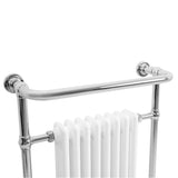 Klassieke Radiator met Verwarmde Handdoekrek - 950 mm x 660 mm - Wit