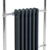 Klassieke Radiator met Verwarmde Handdoekrek - 950 mm x 570 mm - Antraciet Grijs