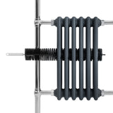 Klassieke Radiator met Verwarmde Handdoekrek - 950 mm x 570 mm - Antraciet Grijs