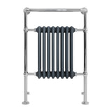 Klassieke Radiator met Verwarmde Handdoekrek - 950 mm x 660 mm - Antraciet Grijs