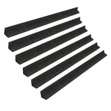 Flexibele Tuinrand 6 x 1,2 m - Zwart