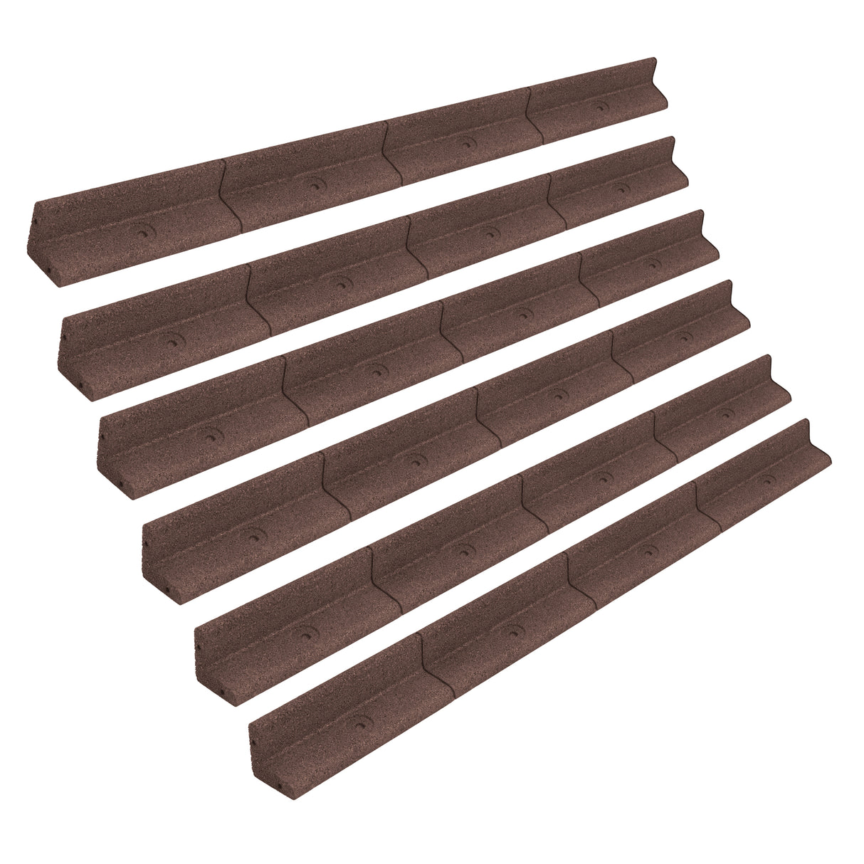 Flexibele Tuinrand 6 x 1,2 m - Bruin