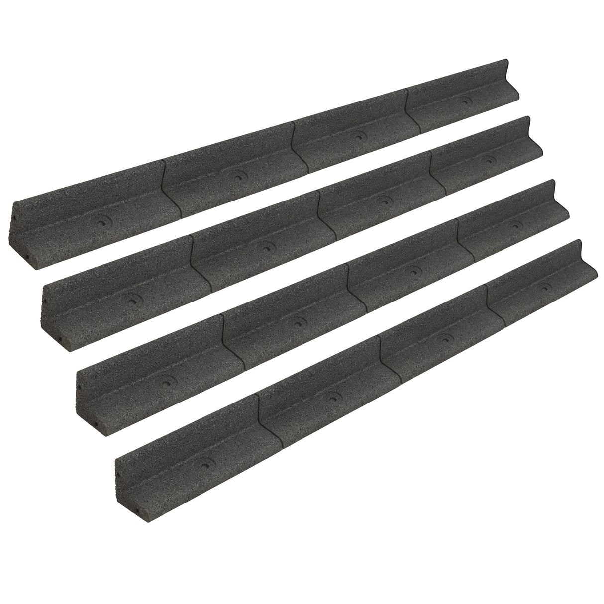 Flexibele Tuinrand 4 x 1,2 m - Grijs