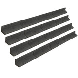 Flexibele Tuinrand 4 x 1,2 m - Grijs