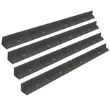Flexibele Tuinrand 4 x 1,2 m - Grijs