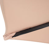Zweefparasol 3 m met Vierkante Parasolvoet - Beige