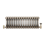 Traditionele Radiator & Kraan - 3-Kolom - 300 x 830 mm - Ruw Metaal
