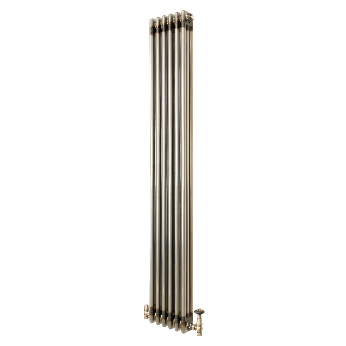 Traditionele Radiator & Kraan - 3-Kolom - 1800 x 290 mm - Ruw Metaal