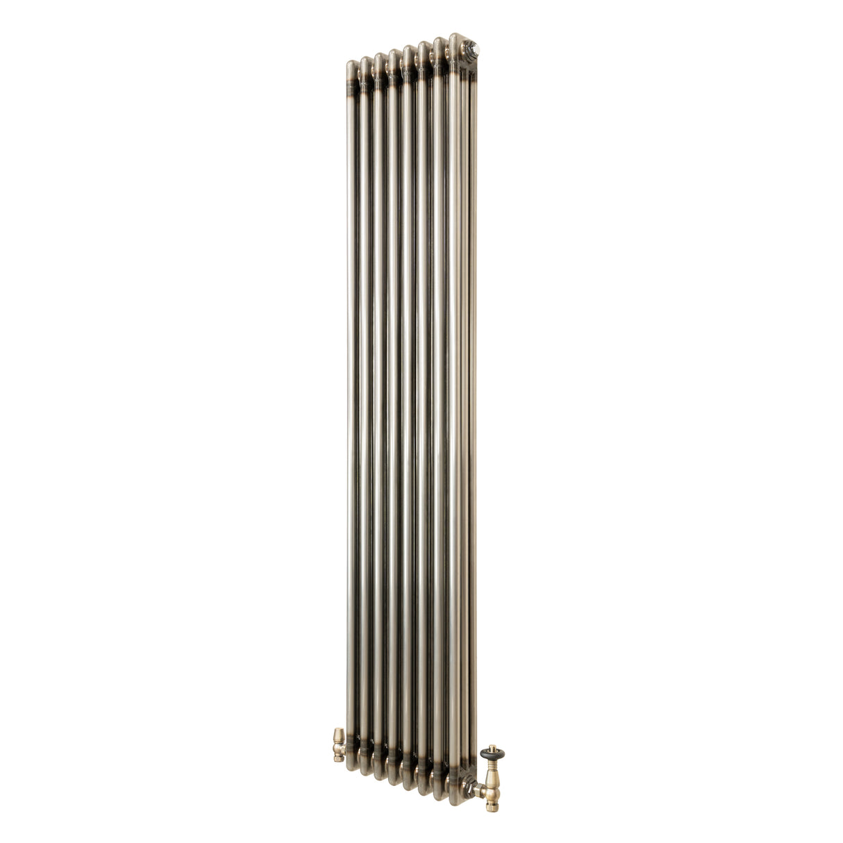 Traditionele Radiator & Kraan - 3-Kolom - 1800 x 380 mm - Ruw Metaal