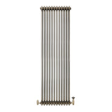 Traditionele Radiator & Kraan - 3-Kolom - 1800 x 560 mm - Ruw Metaal