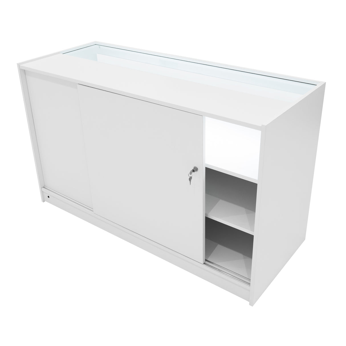 LED Detailhandel Winkel Toonbank B1500 - Wit