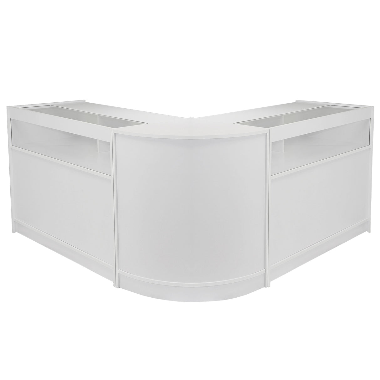 Fusion Glanzend Witte Toonbank Set