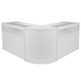 Fusion Glanzend Witte Toonbank Set