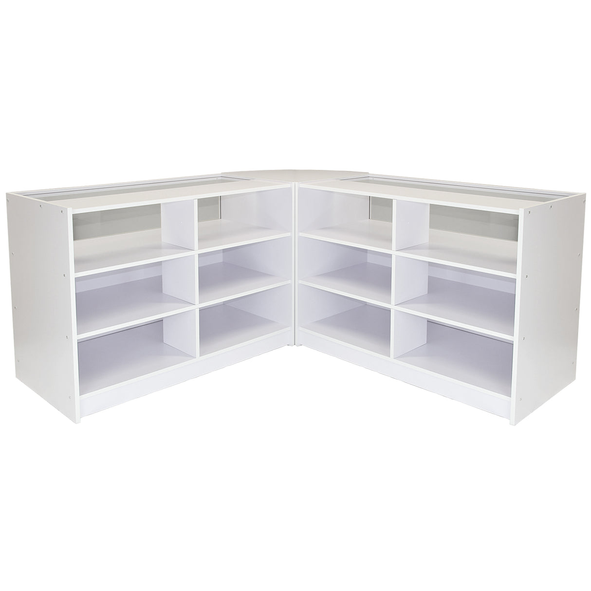 Fusion Glanzend Witte Toonbank Set