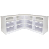 Fusion Glanzend Witte Toonbank Set