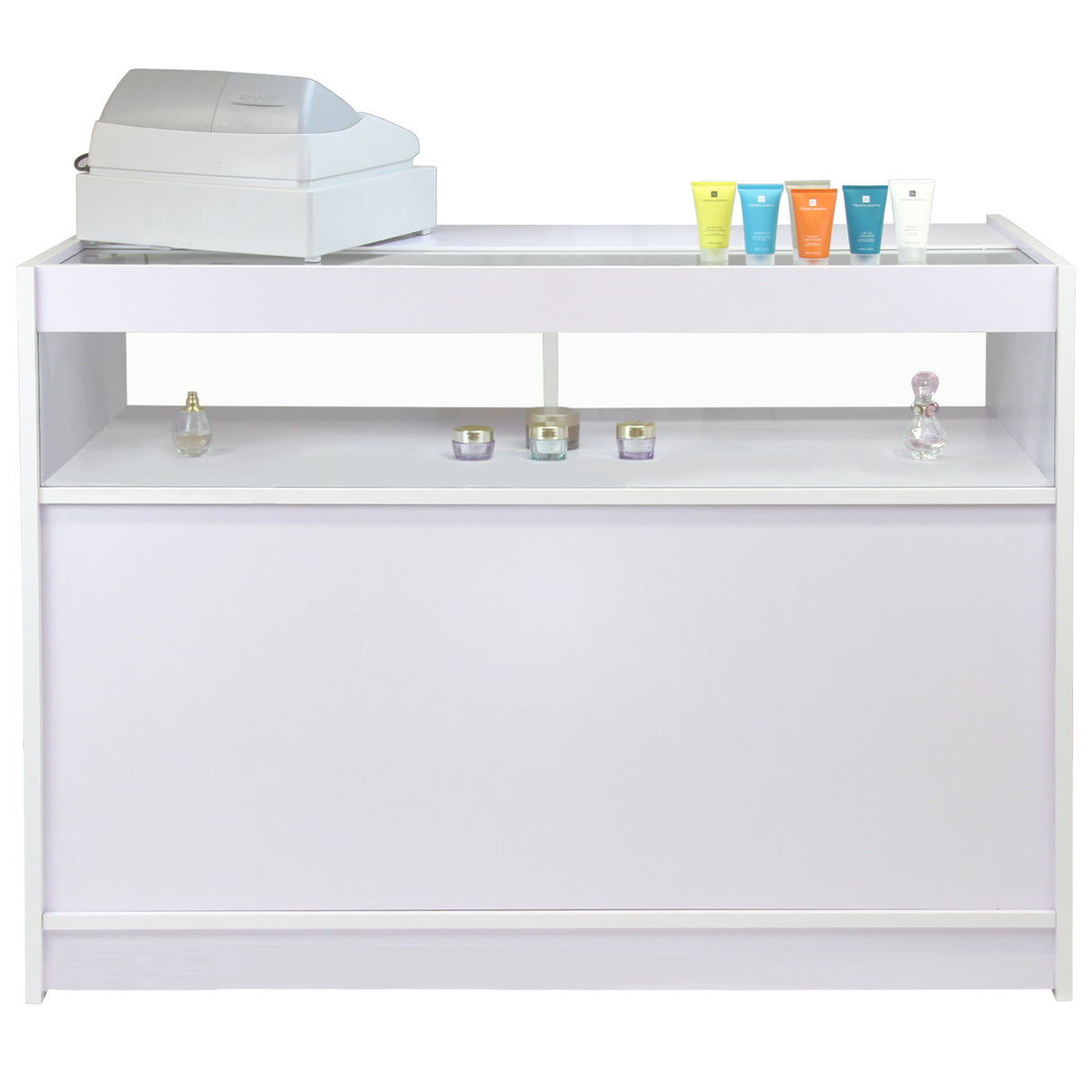 Fusion Glanzend Witte Toonbank Set