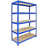 Q-Rax Stellingkast - 120x50x180 cm - Blauw