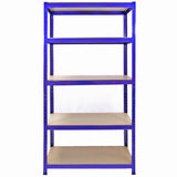 Monster Racking T-Rax Hoekstelling & 4 x 90cm Garage Opslagrekken - Blauw