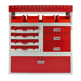 Monster Racking Metalen Bedrijfswageninrichting - Rood