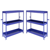Bedrijfswagen interieur Set van 2 - Blauw