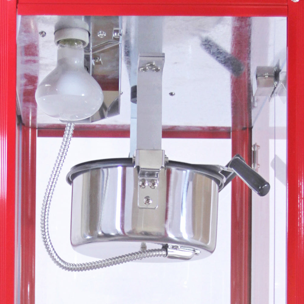 KuKoo Retro Popcorn Machine & Kar/Onderstel