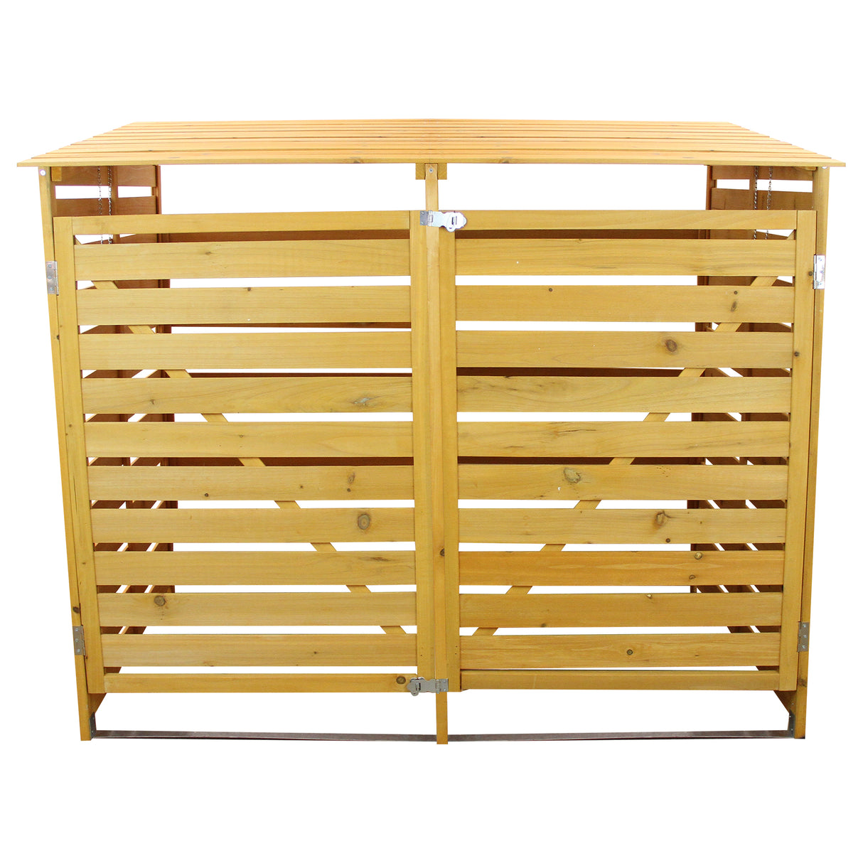 Kliko Containerombouw - Dubbel - Hout