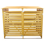 Kliko Containerombouw - Dubbel - Hout