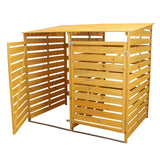 Kliko Containerombouw - Dubbel - Hout