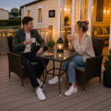 Jardí Rattan Bistroset Bruin