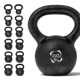 Kettlebell van gietijzer 10 kg