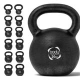 Kettlebell van gietijzer 20 kg
