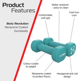 Neopreen Halters 2 x 0,75 kg