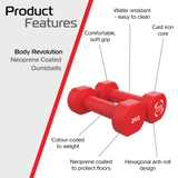 Neopreen Halters 2 x 2 kg