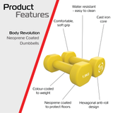 Neopreen Halters 2 x 1,5 kg