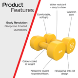 Neopreen Halters 2 x 8 kg