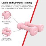 2 Neopreen Dumbbells van 0,5 kg
