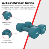 Neopreen Halters 2 x 4 kg