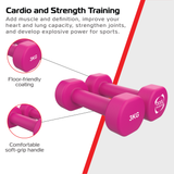 Neopreen Halters 2 x 3 kg