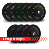 Body Revolution Olympische Zwarte Bumper Plates 60 kg Set