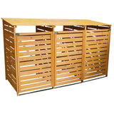 Kliko Containerombouw - Driedubbel - Hout