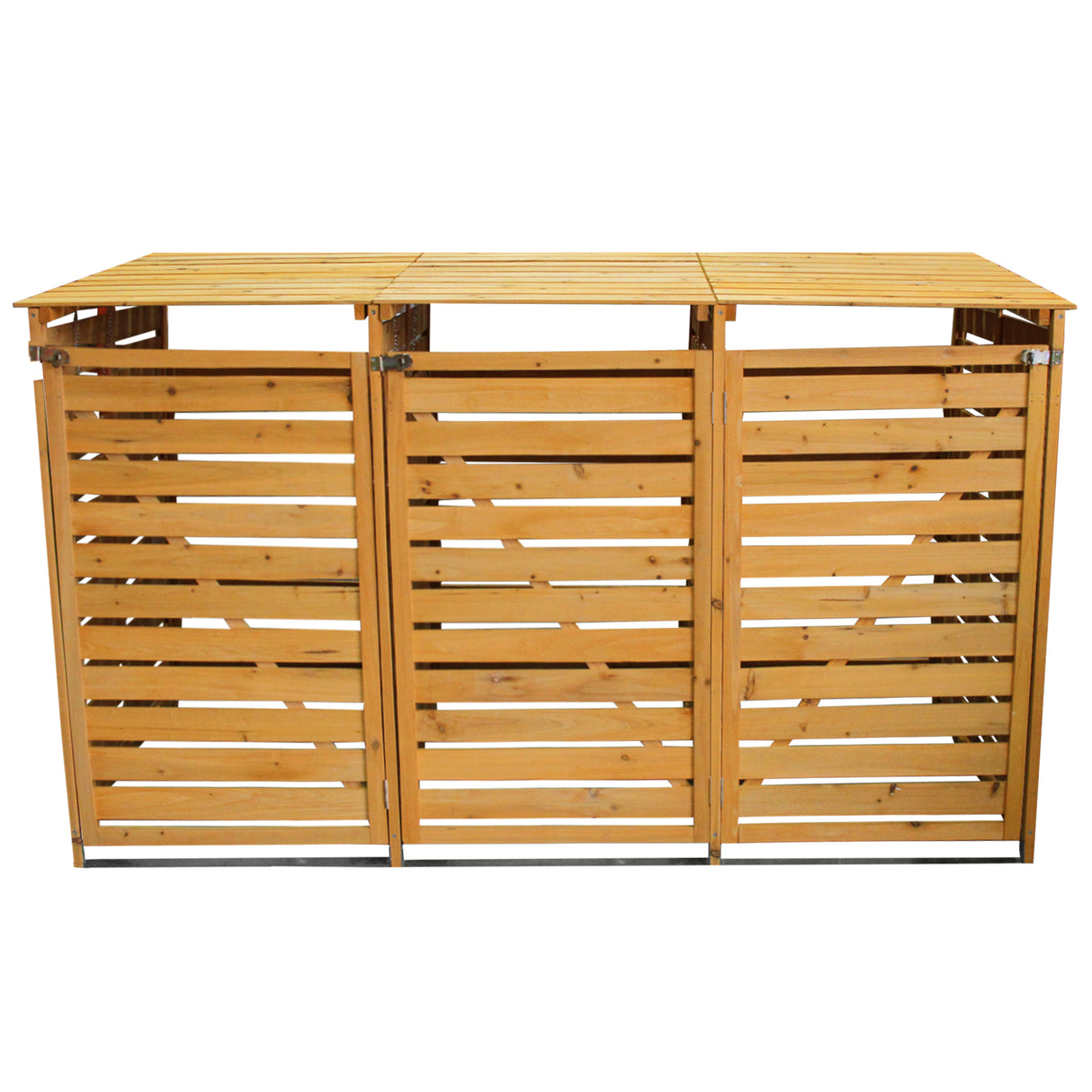 Kliko Containerombouw - Driedubbel - Hout