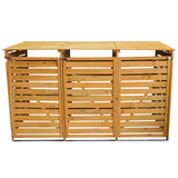 Kliko Containerombouw - Driedubbel - Hout