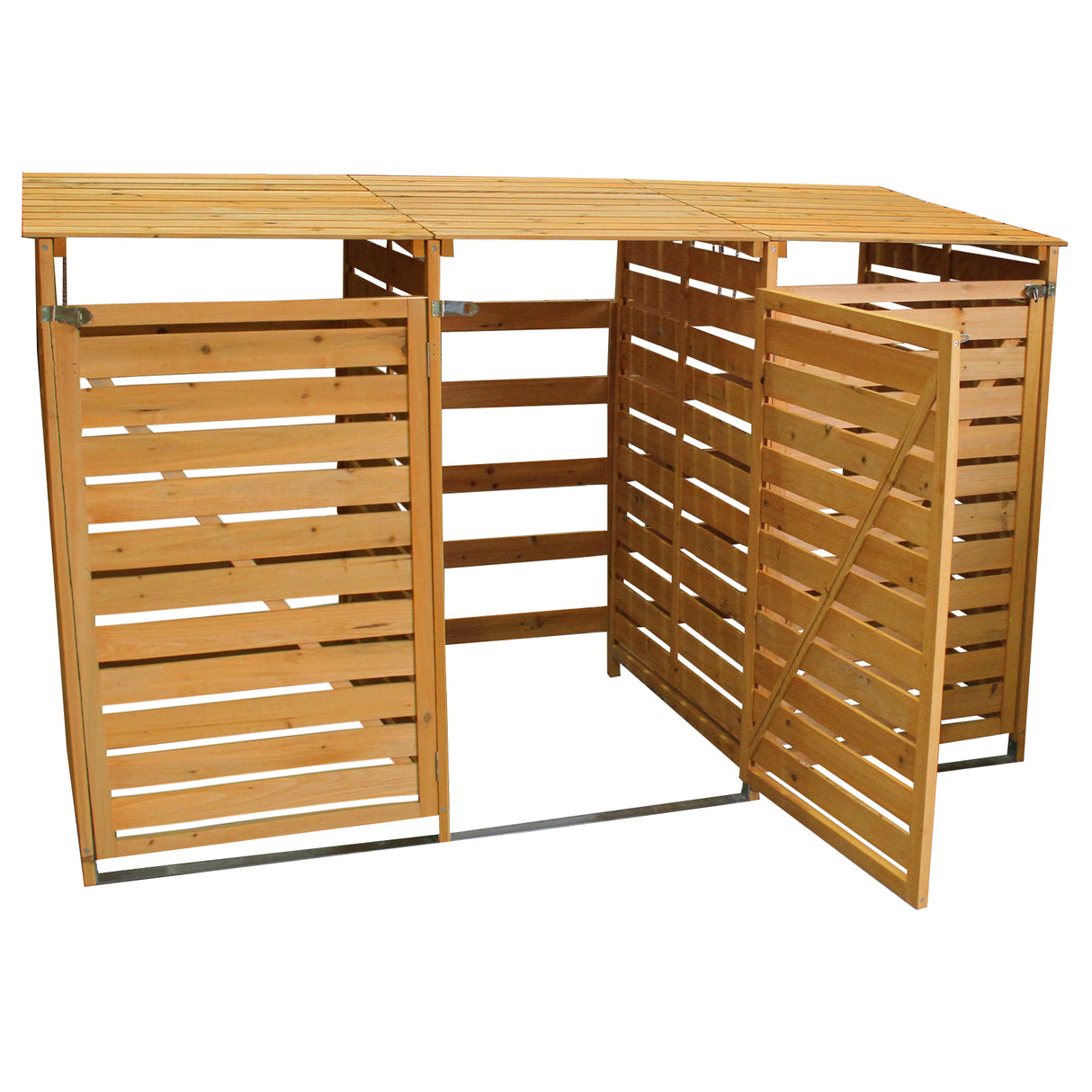 Kliko Containerombouw - Driedubbel - Hout