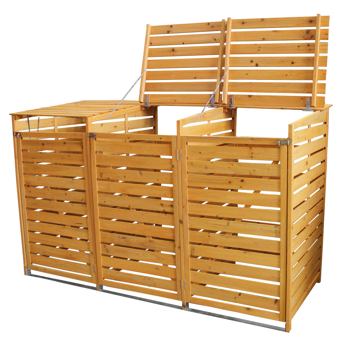 Kliko Containerombouw - Driedubbel - Hout